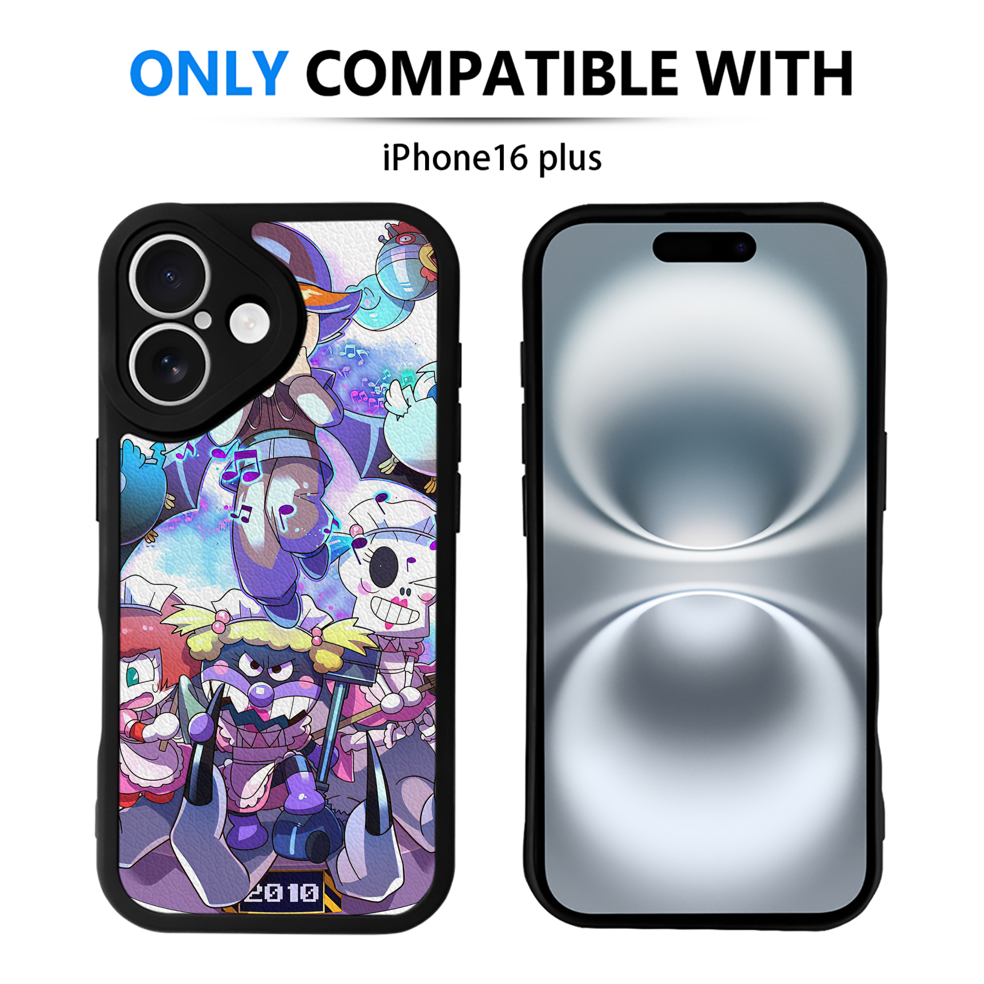 （画像用） アンパンマン Anpanman 【iPhone 16シリーズ対応】シリコンスマホケース（レザー調） 材質：シリコン